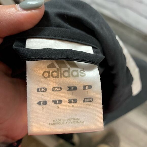Adidas Black Zip Up Track Jacket Size Small - Picture 6 of 9